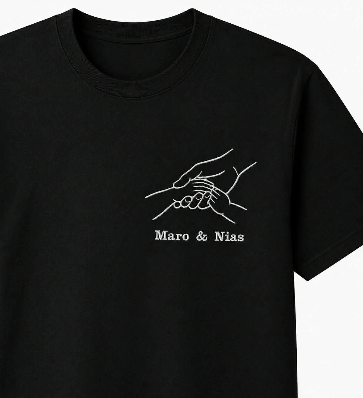 T-shirt korte mouwen "handen"