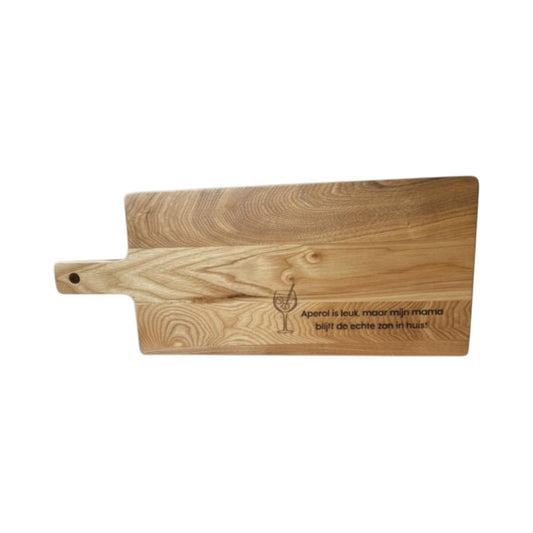 Houten serveerplank moederdag