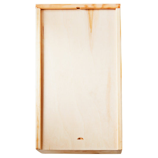 Houten kist wijn