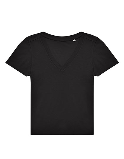 T-shirt dames V-hals met borduring
