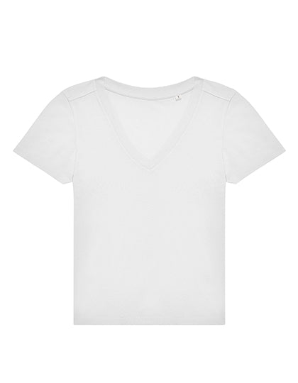T-shirt dames V-hals met borduring