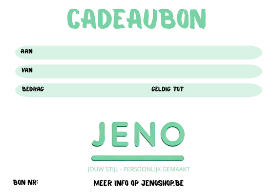 Jeno cadeaubon