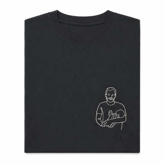 T-shit lijntekening klein