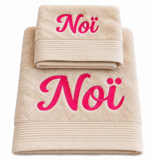 Handdoek met naam