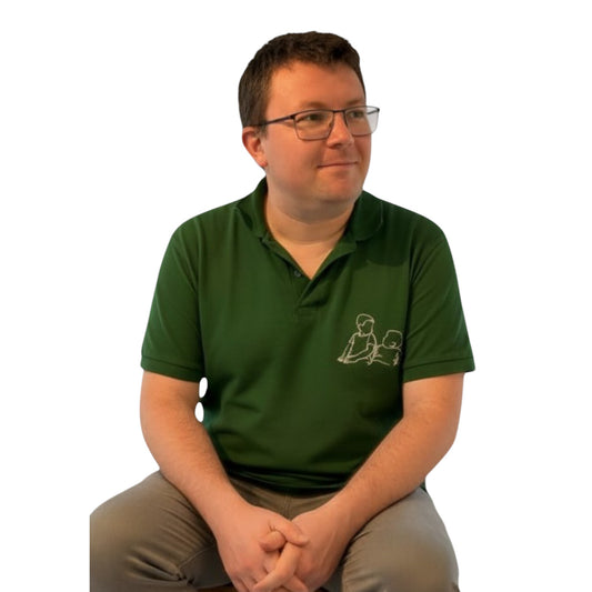 Polo korte mouwen met lijntekening