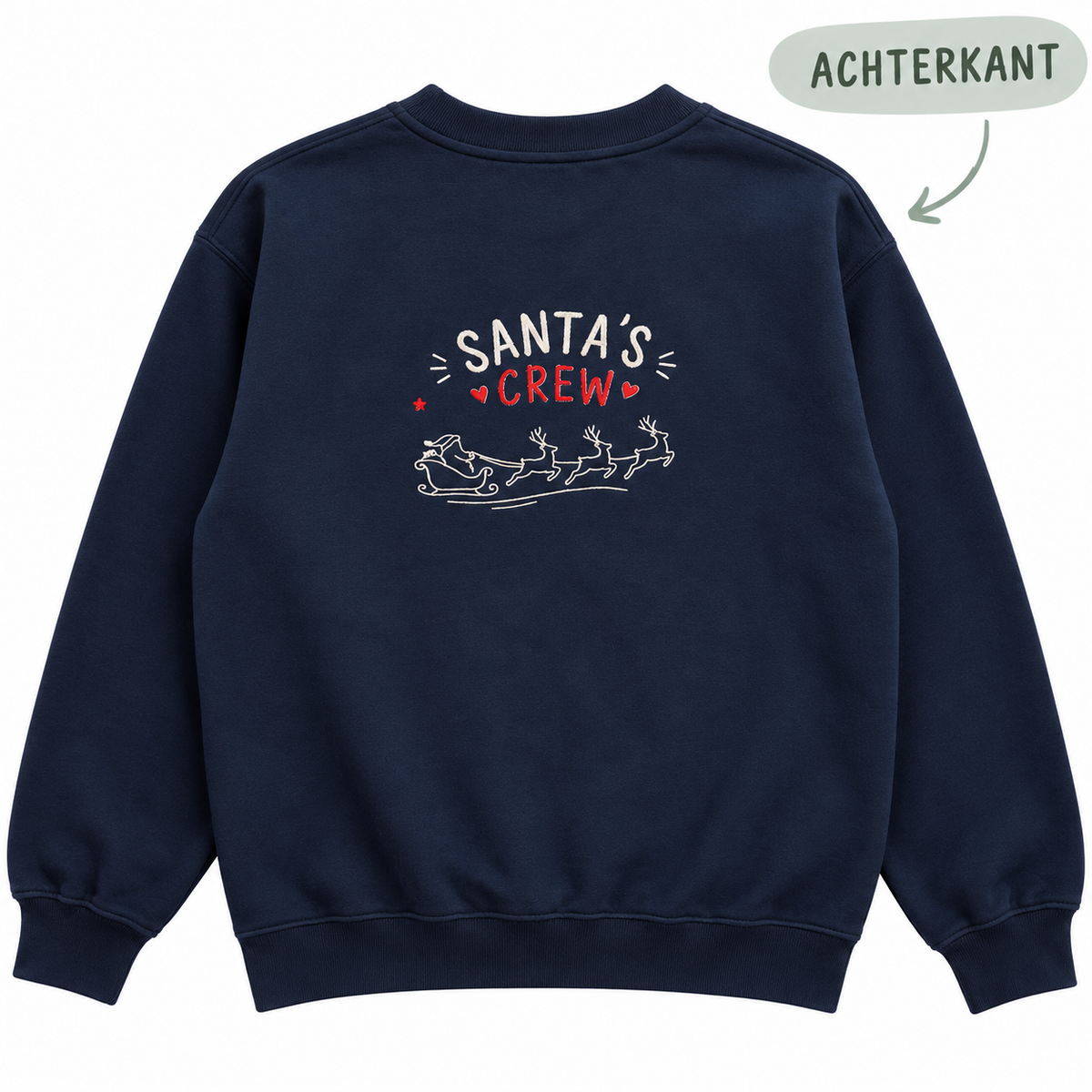 Matching trui Santa's crew voor het gezin