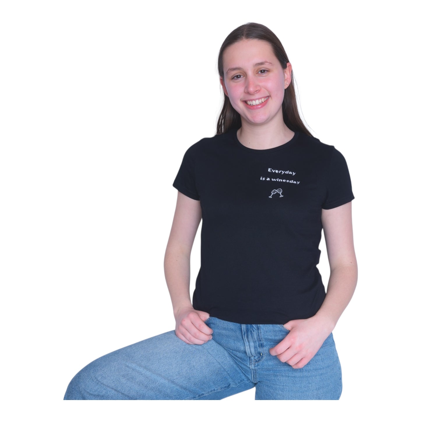 T-shirt "everyday is a winesday"