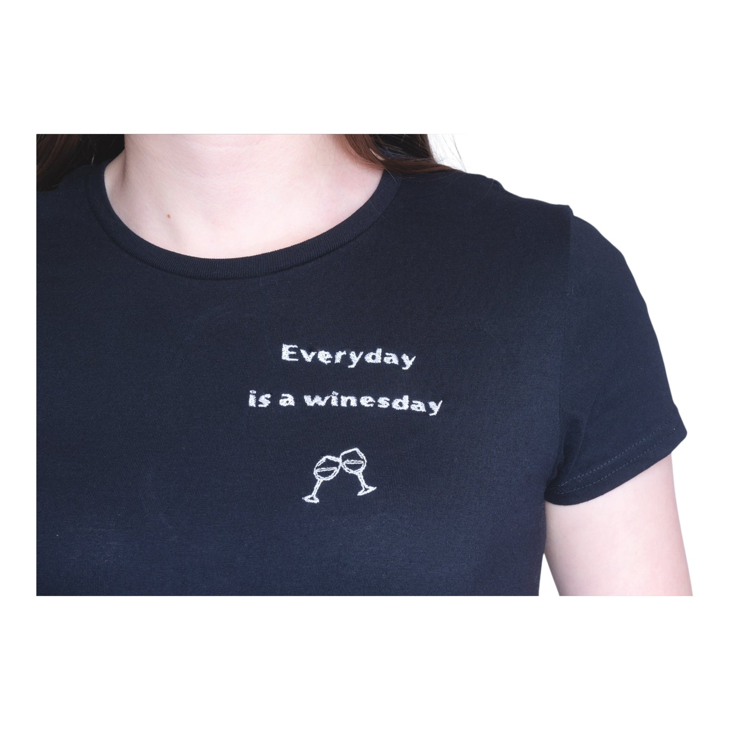 T-shirt dames met borduring
