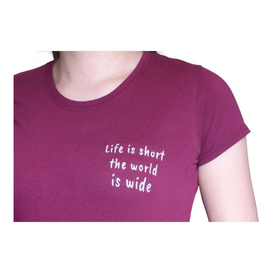 T-shirt dames met borduring