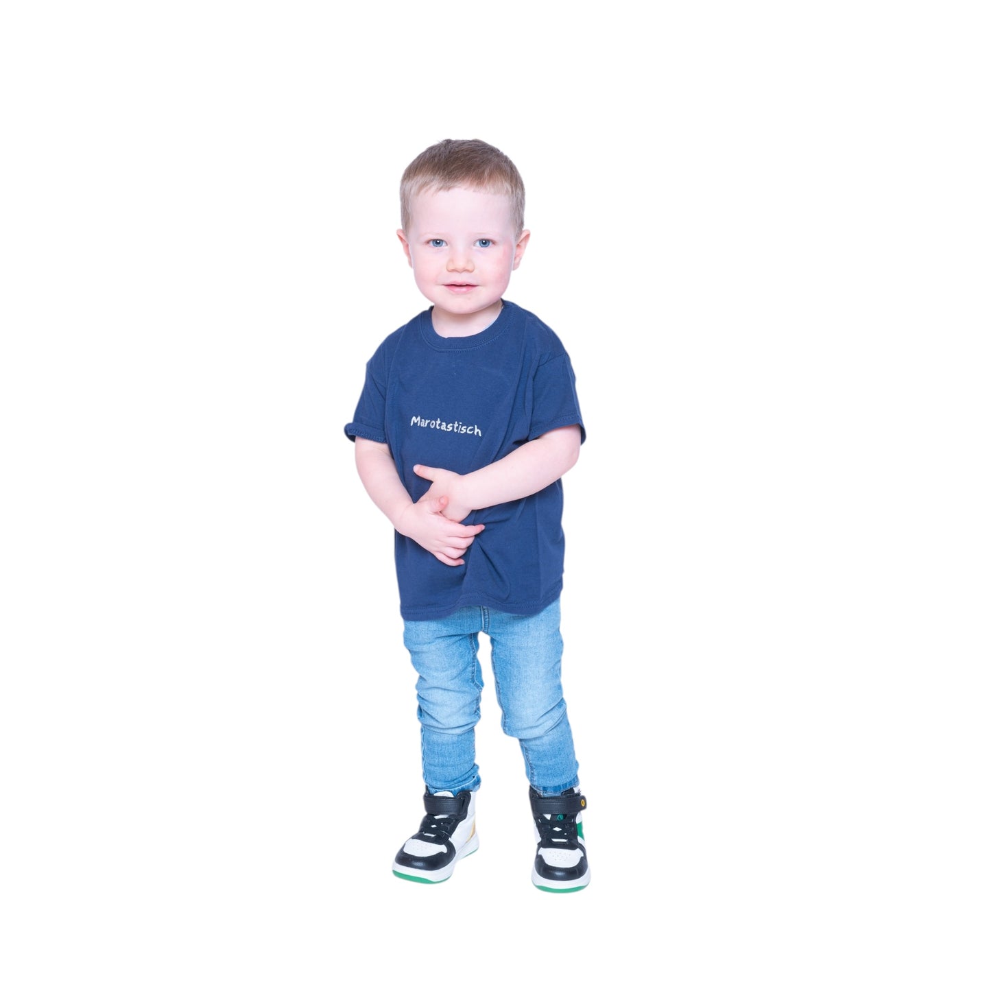 T-shirt kind met borduring