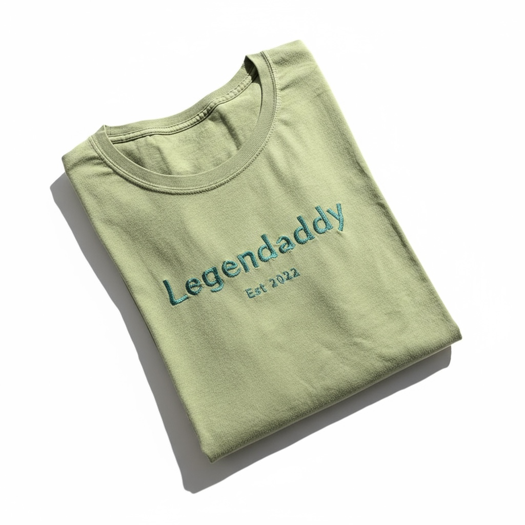 T-shirt heren met borduring