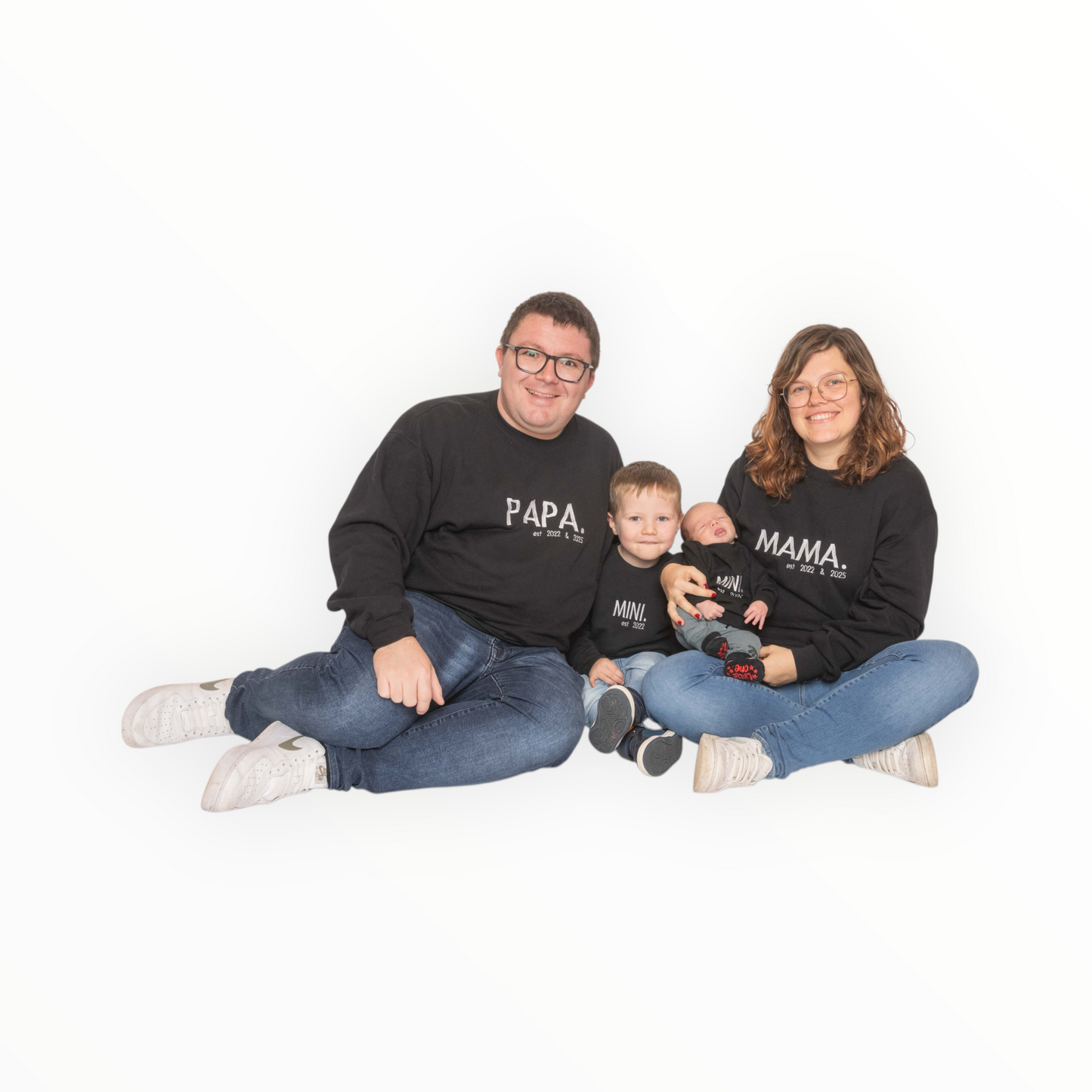 Matching trui est voor het gezin