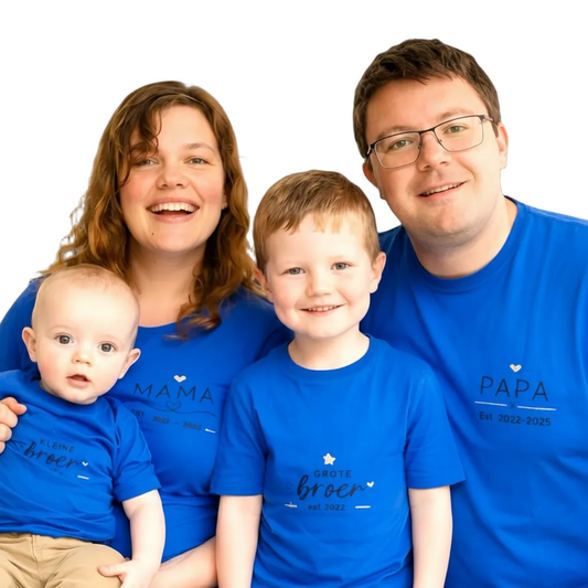 Matching T‑shirts voor het gezin