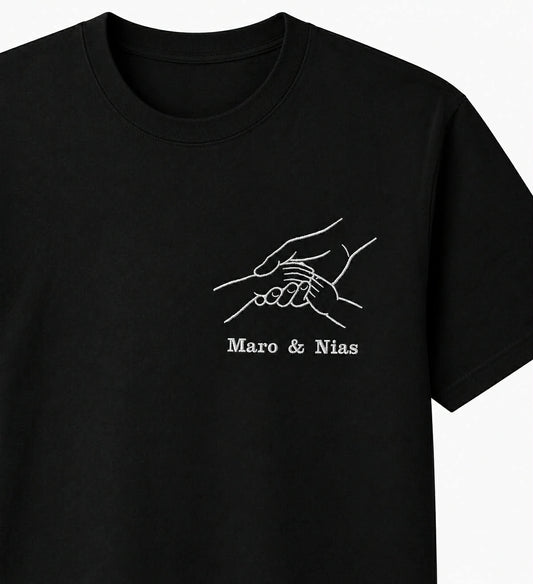 T-shirt korte mouwen "handen"