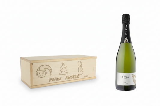 Houten kist cava