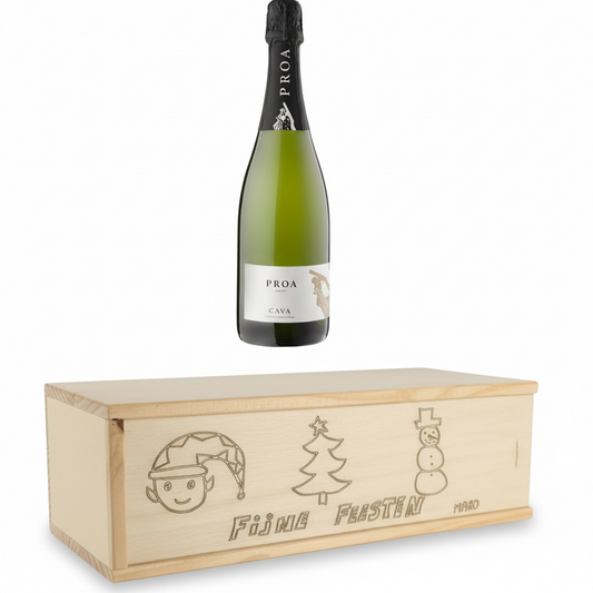 Houten kist cava