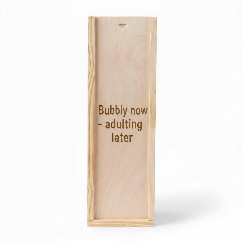 Houten kist cava